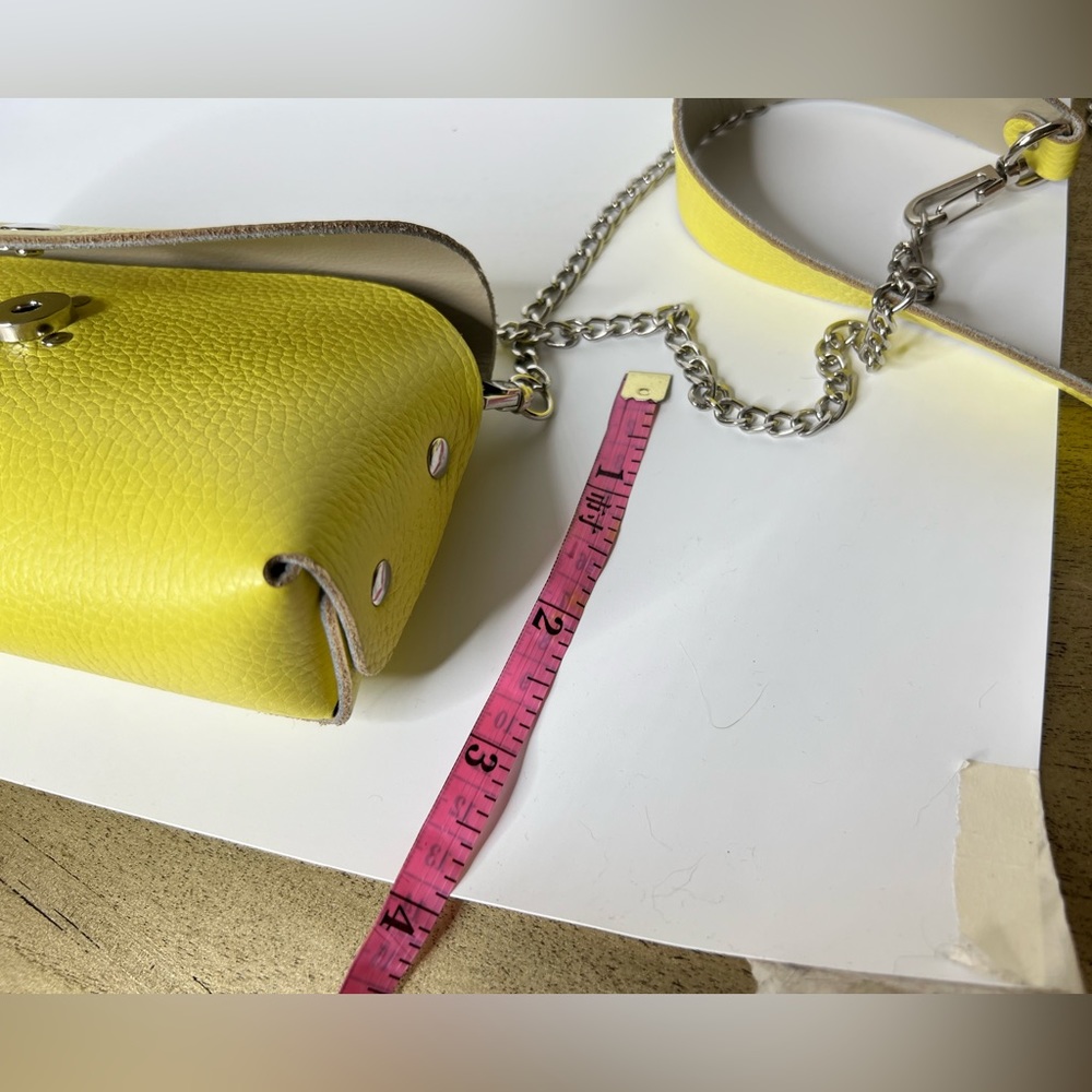Leather green small crossbody bag - Picture 10 of 10